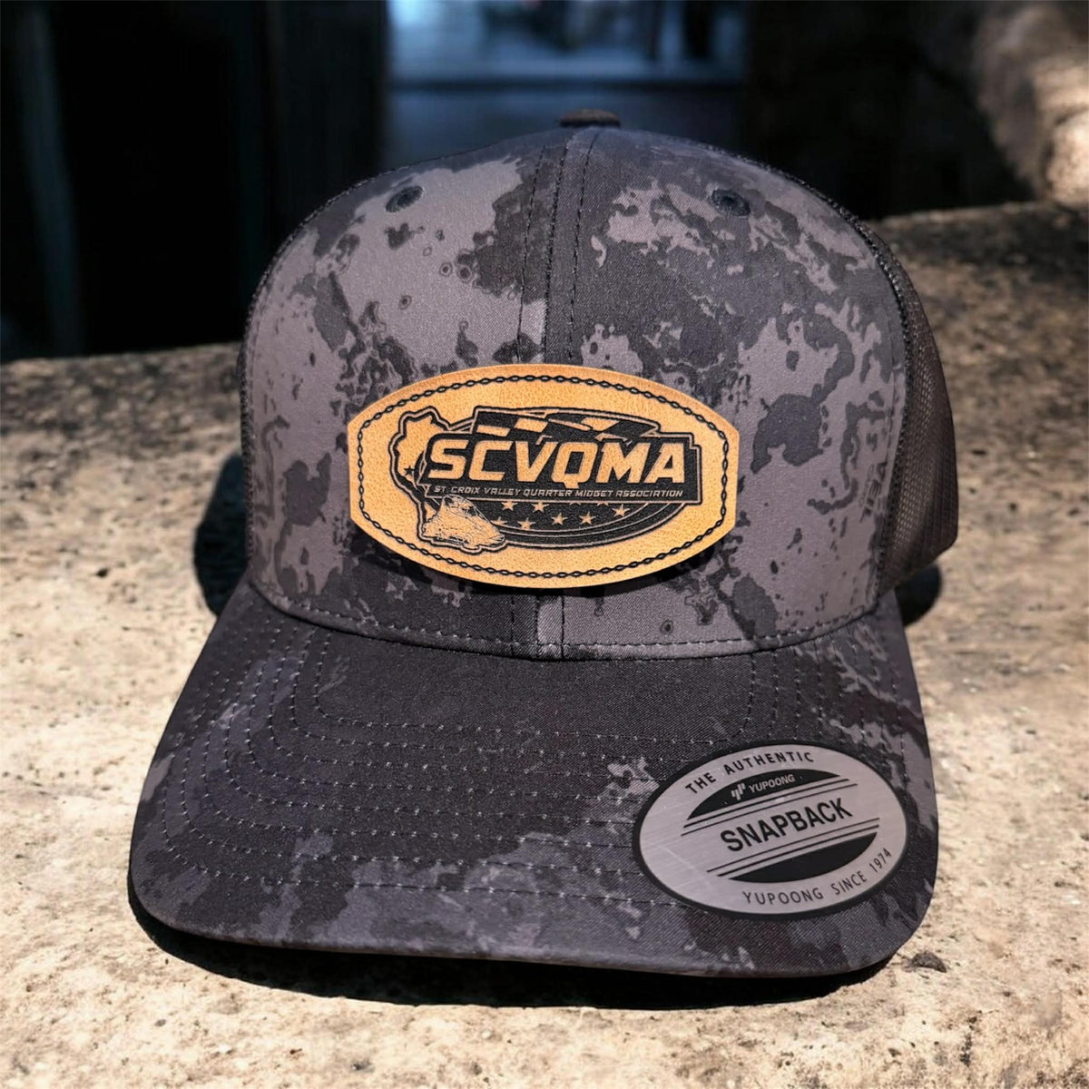 Leatherette Patch Hat