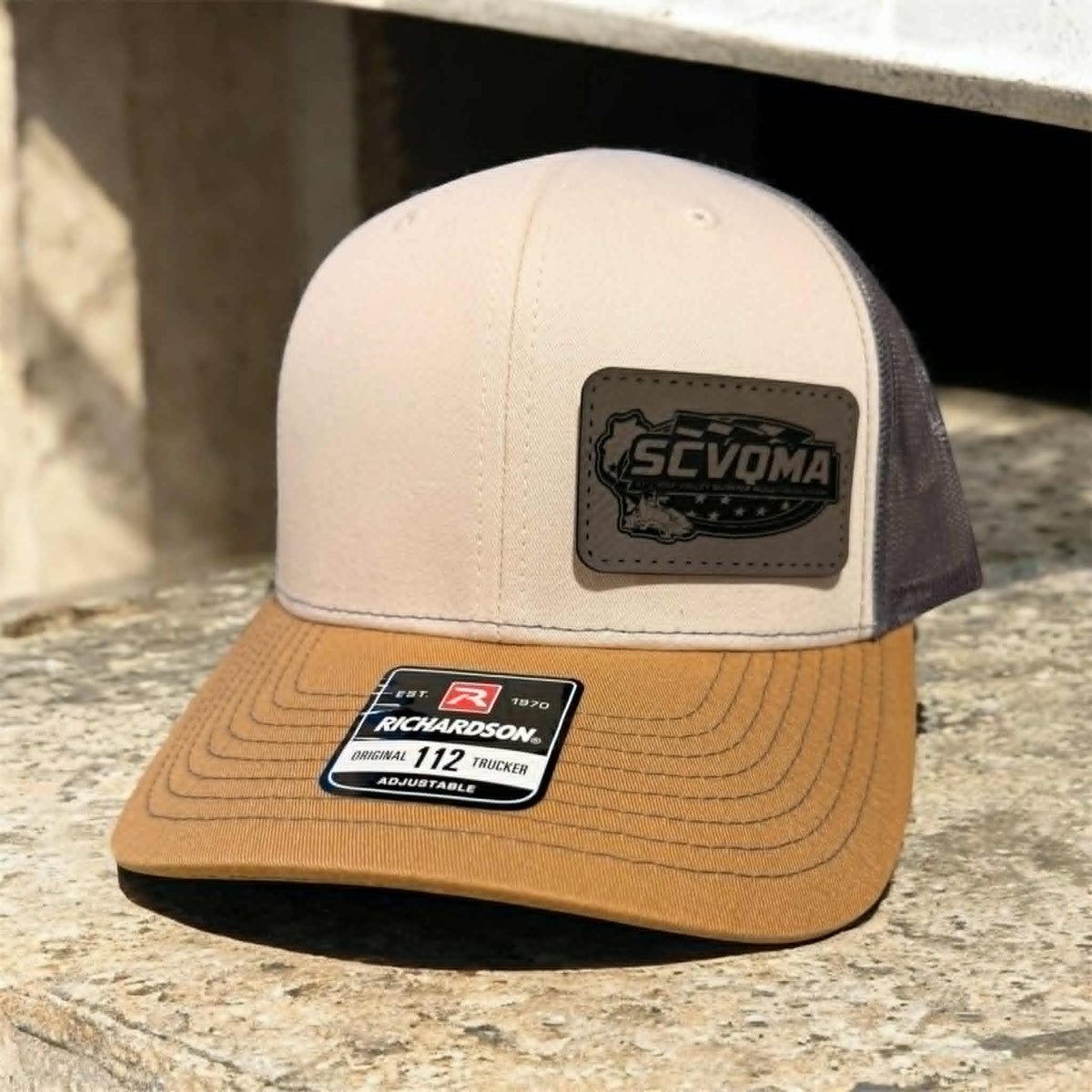 Leatherette Patch Hat